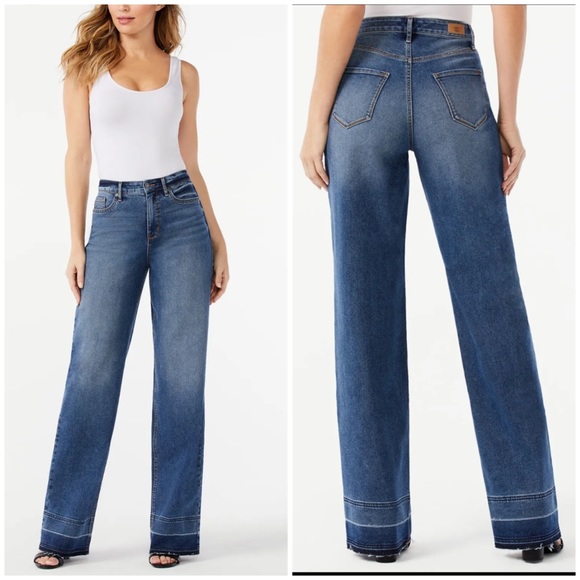 sofia by sofia vergara Denim - Sofia Jeans By Sofia Vergara Diana Super Hi-Rise Palazzo Woman’s Size 2